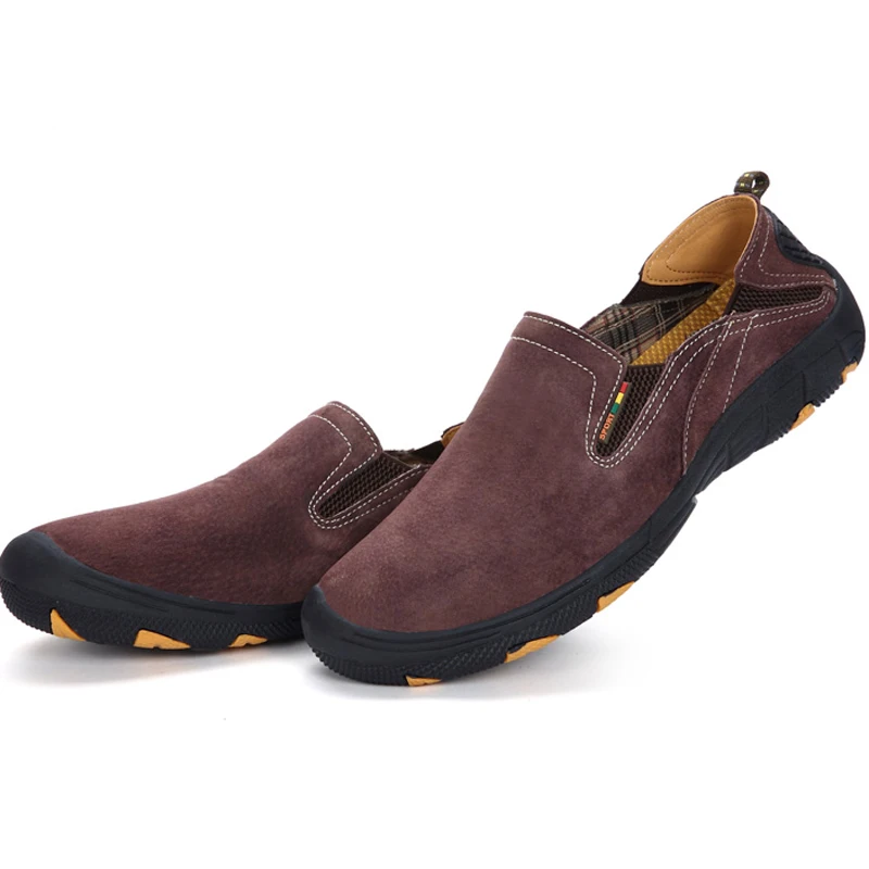 LEIXAG треккинговые ботинки мужские брендовые кожаные уличные кроссовки 2017 Весна