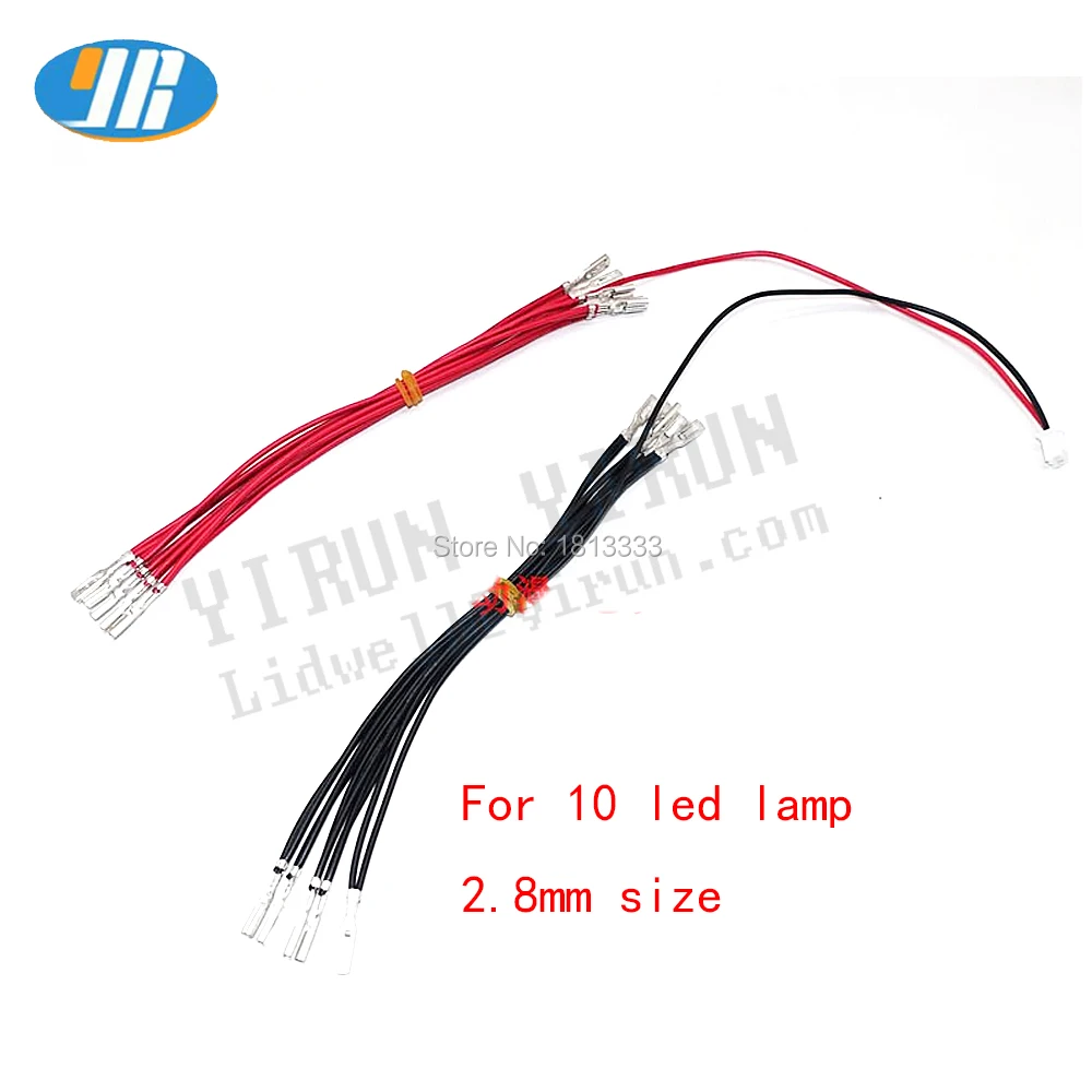 PS2/PS3/PC/xbox PC360 Аркада pcb джойстик USB аркадный джойстик USB энкодер плата к ПК Джойстик Sanwa для аркадных игр для аркадных DIY Kit - Цвет: led cable