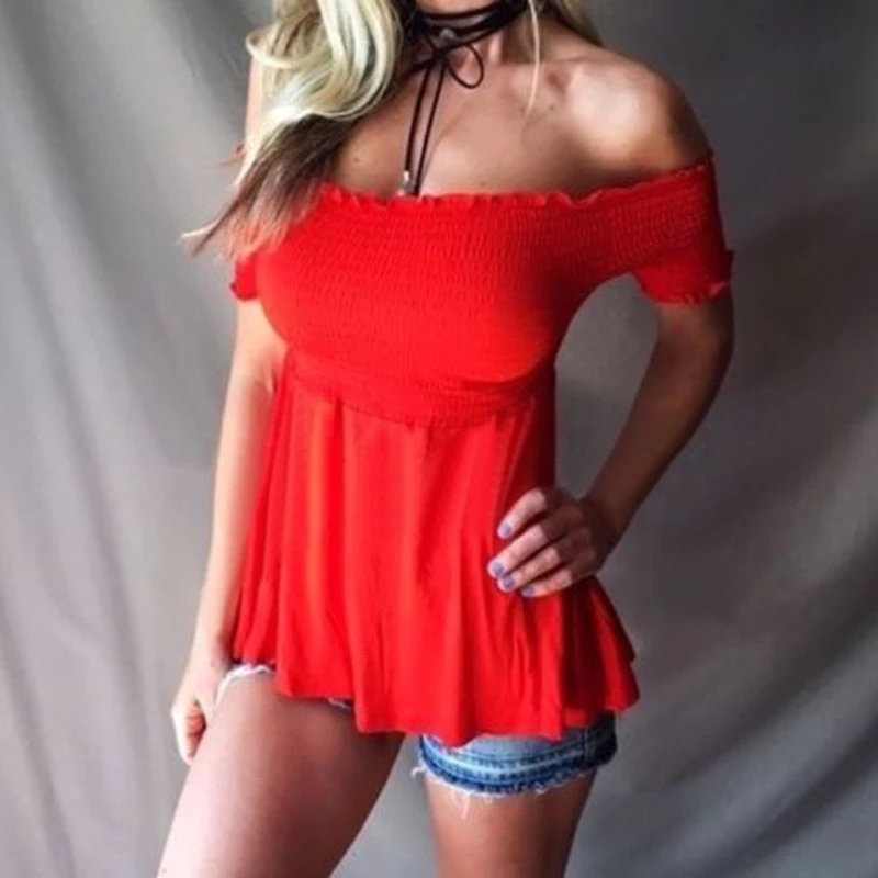

Umeko Off Shoulder Tshirt Plus Size 5XL Salsh Neck Basic Bodycon Stretchy Tees Shirt Women Casual Tops T Shirt High Waist