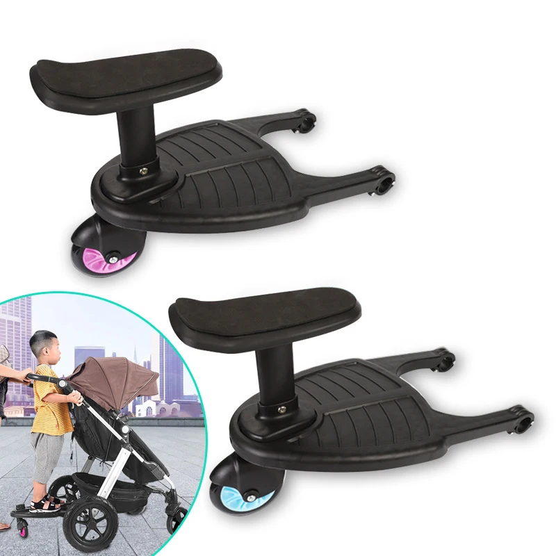 Модная коляска вспомогательная педаль второй Детский артефакт Twins детская