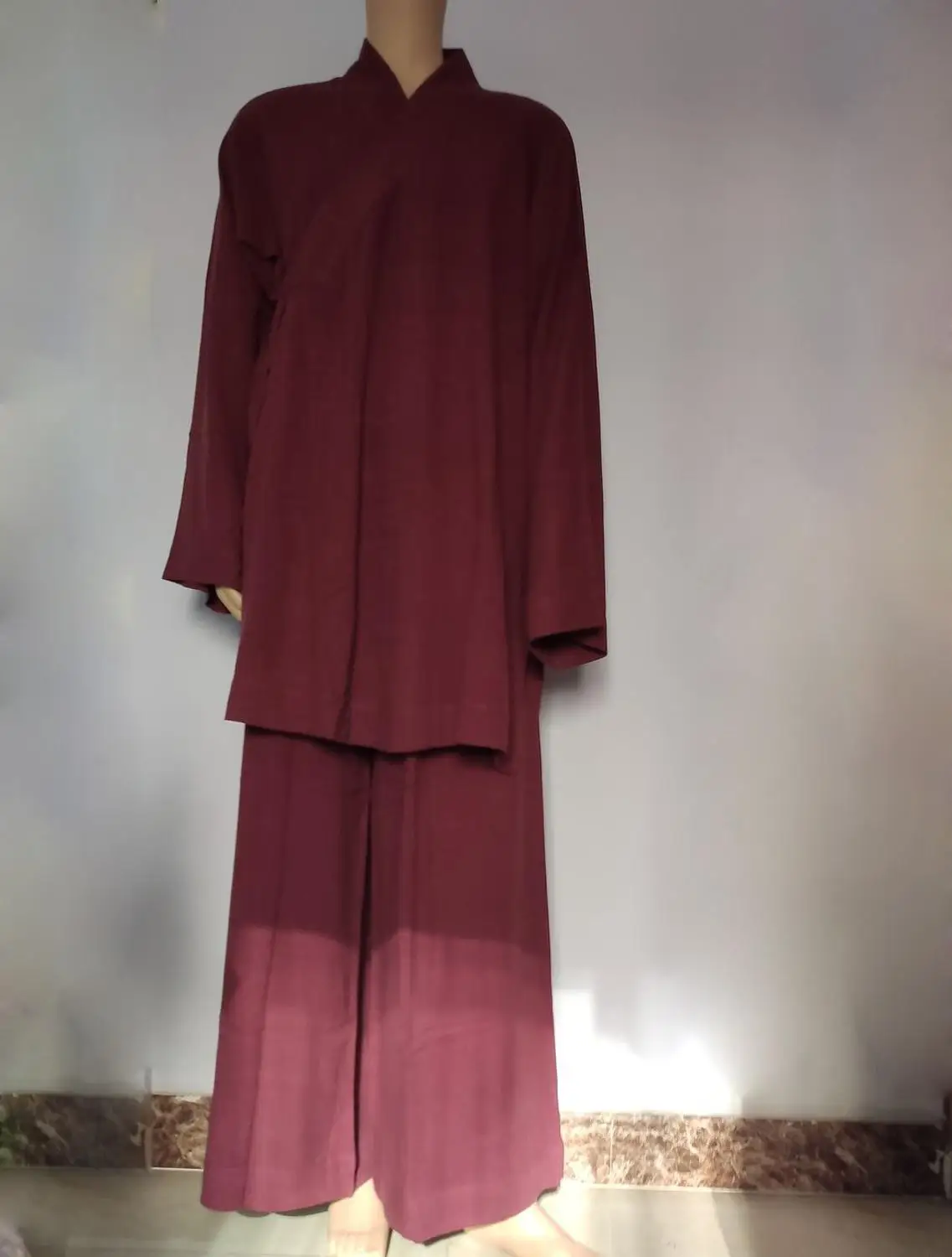 Унисекс Хлопок и лен шаолинские монахи кунг фу Боевые искусства Униформа Лохан