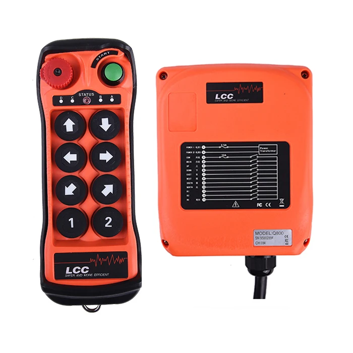 

Q800 8 Channel Wireless Rf Industrial Radio Remote Control Switch for Hoist Crane