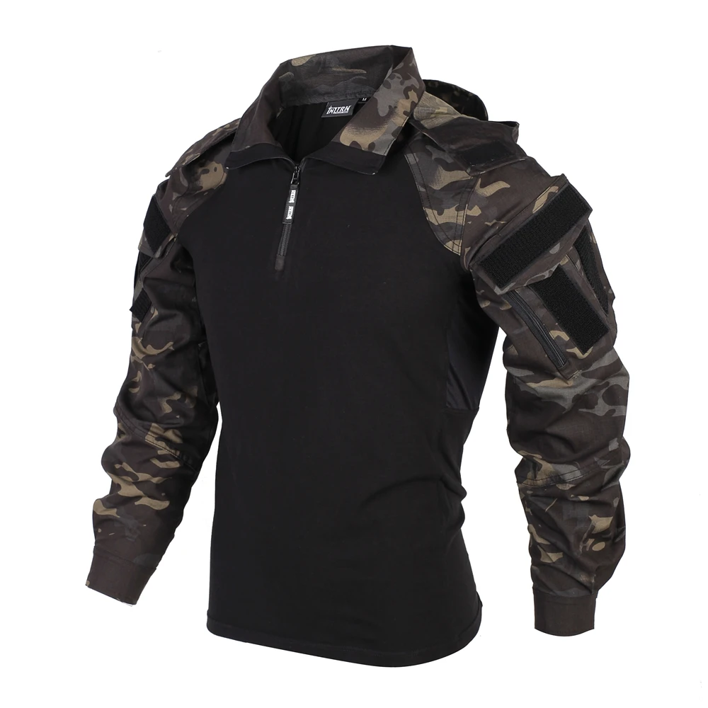 Outdoor Sports MC All Terrain Dark Night Attack SP2 Tactical Top Combat Suit Spring And Autumn Shirt Hooded Thin Section