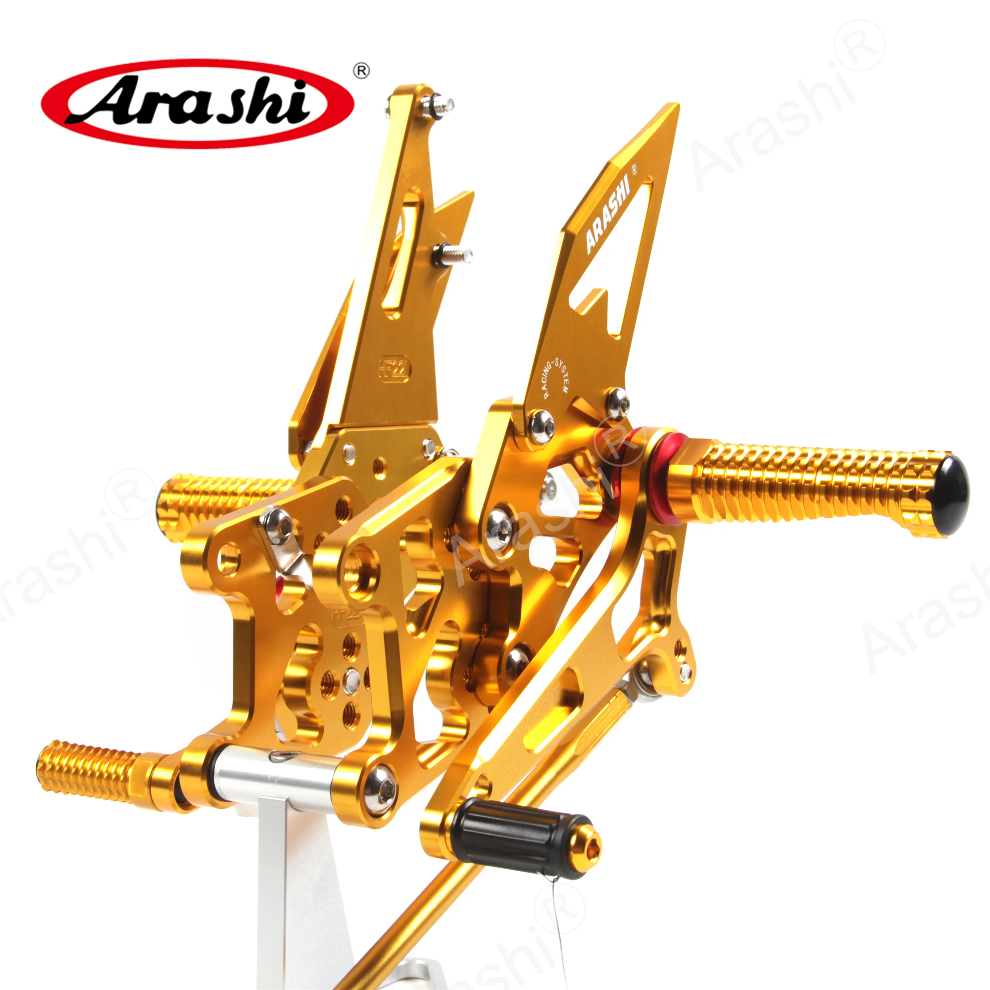 Регулируемые подножки Arashi CBR600RR CNC для HONDA CBR 600 RR 2007 2008 Задние 08 07|Подставки под