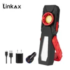 USB Перезаряжаемые вспышка светильник COB светодиодный рабочий свет светильник магнитный подвесной фонарь с крюком Авто Ремонт инспекционная лампа для кемпинга на открытом воздухе