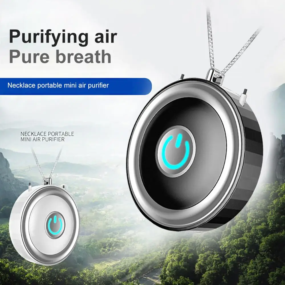 Портативный переносной usb очиститель воздуха персональный мини освежитель с