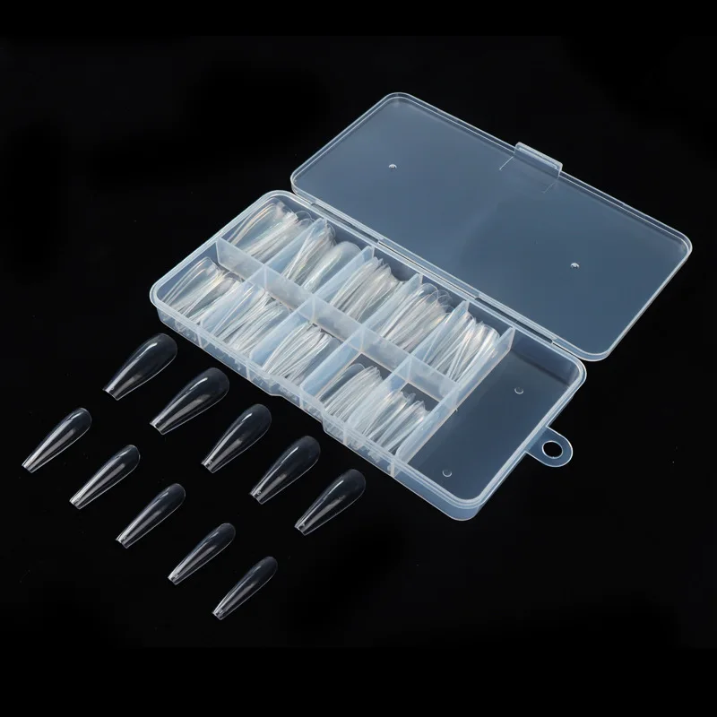 100 шт./кор. балерина полностью наклейки накладные ногти полное покрытие акриловые