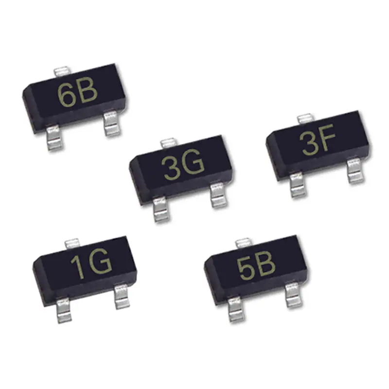 SMD NPN Power транзисторный Триод BC807-40 6C BC807-25 5B BC846B 1B BC847A 1E BC847C 1G BC857C 3G BC857A 3E SOT-23 IC 50 шт. |