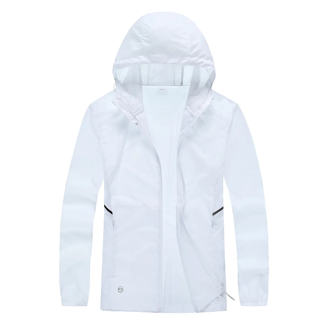 

Men Plus Size Raincoat Waterproof Jacket Hooded Rainwear Lightweight Quick Dry Windbreaker Outdoor Hiking Fishing Jacket