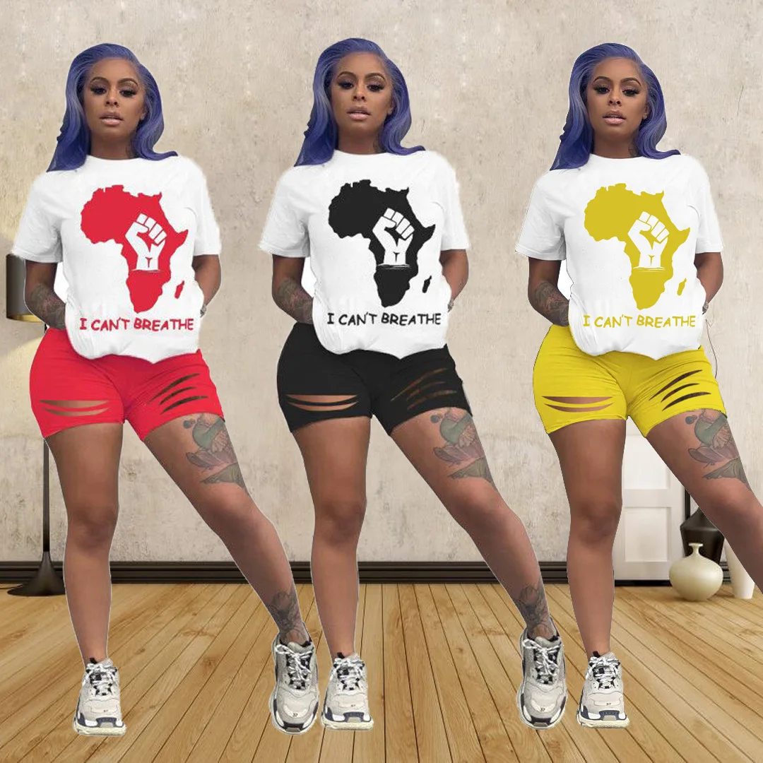 

Женские шорты с цветочным принтом AR5803, сексуальные шорты в европейском и американском стиле, повседневный костюм с вырезами, лето 2021