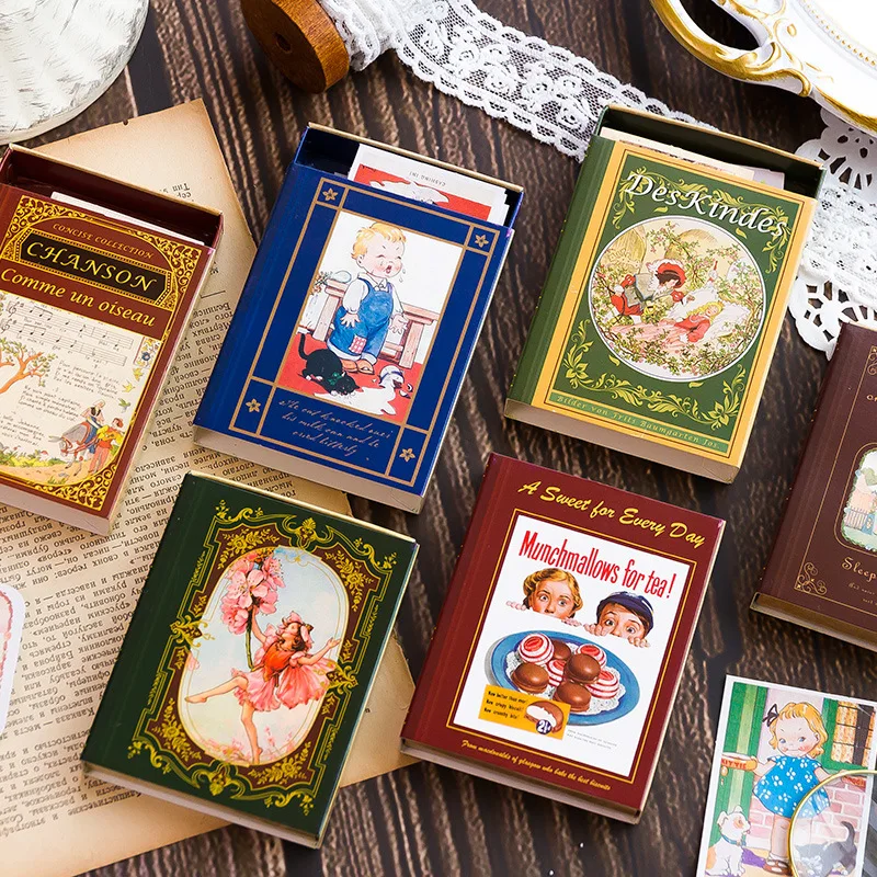 60 шт. винтажные Стикеры для дневника | Канцтовары офиса и дома