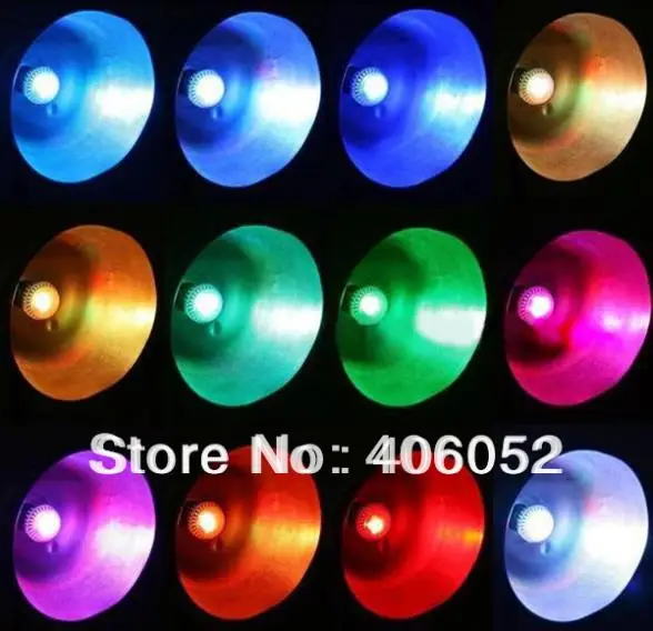 2 шт./лот AC85-265V 220 В 9 Вт 10 b22 gu10 e27 RGB Светодиодное освещение цветная светодиодная