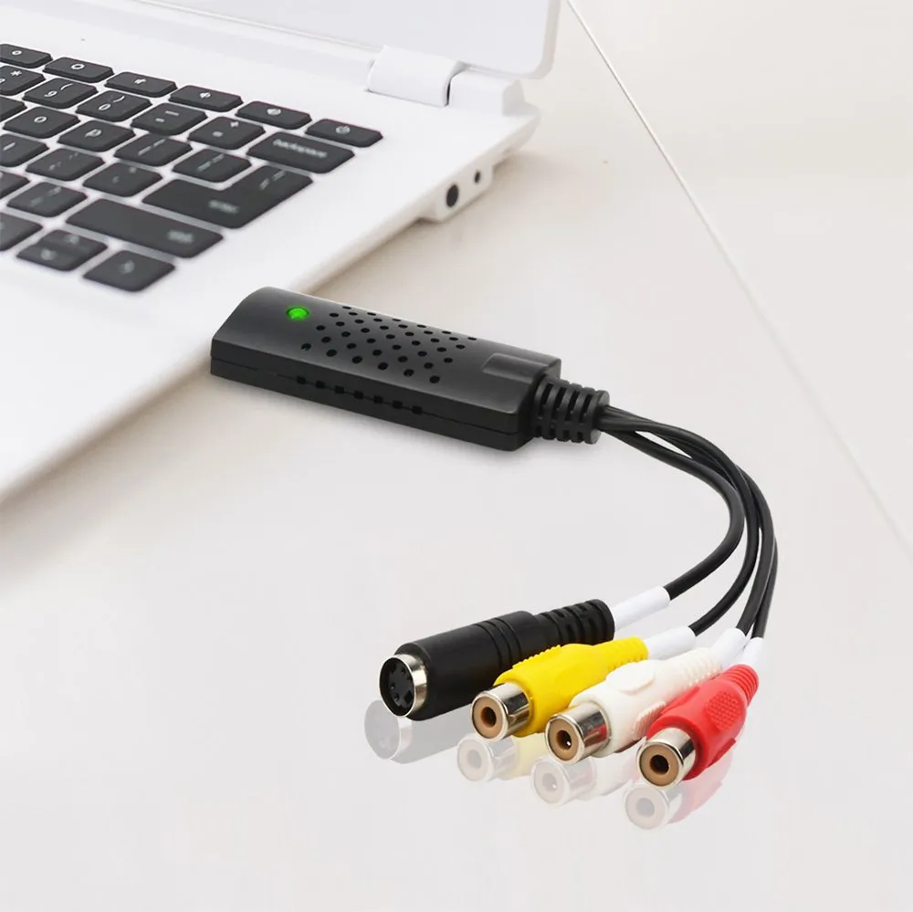 Преобразователь VHS в цифровой USB 2 0 видеопреобразователь карта захвата аудио Box VCR