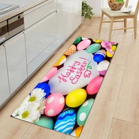 Colorful Egg Floor Mat Living Bedroom Floor Flannel Anti Slip Children Can Safely Be Used To Crawl Anti Slip Anti Fall Carpet