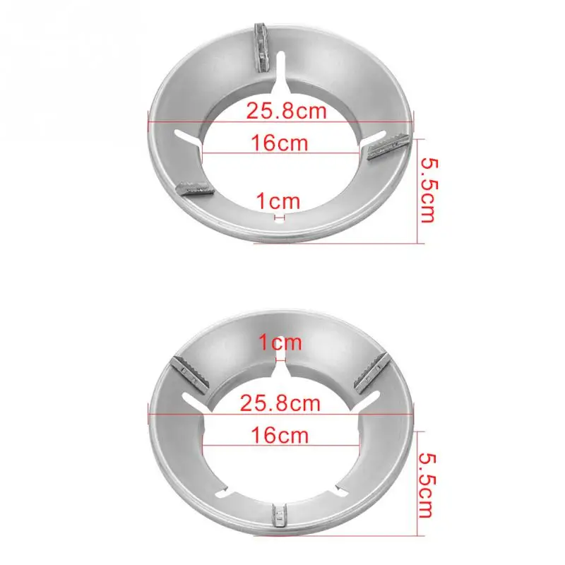 Круглая газовая плита ветрозащитная дисковая энергосберегающая крышка
