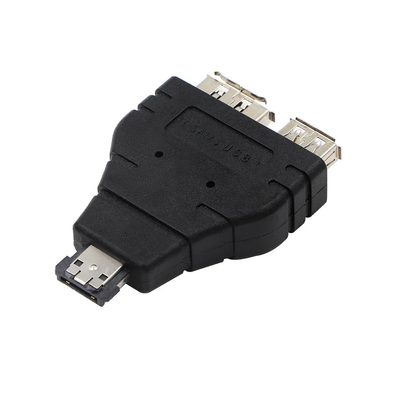 Combo eSATAp мощность через eSATA USB 2 0 в сплиттер адаптер конвертер Разъем