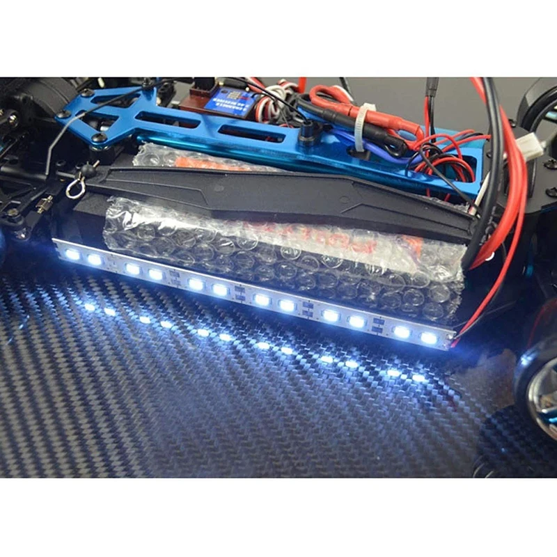 

24 Leds Chassis Light Aluminum LED Strip 6V for 1/10 1/8 RC Car Crawler Buggy