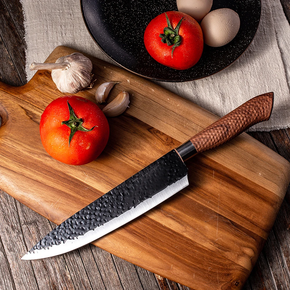 

Stainless Steel Kitchen Knives Set Tools Forged Kitchen Knife Scissors Ceramic Peeler Chef Slicer Nakiri Paring Knife with Case