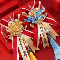 high end luxury chinese wedding corsage bridegroom bridal wedding supplies high end boutonniere brooch dont flower