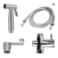 stainless steel with shower hose bidet faucets self cleaning hand sprayer shower head handheld toilet bidet sprayer set