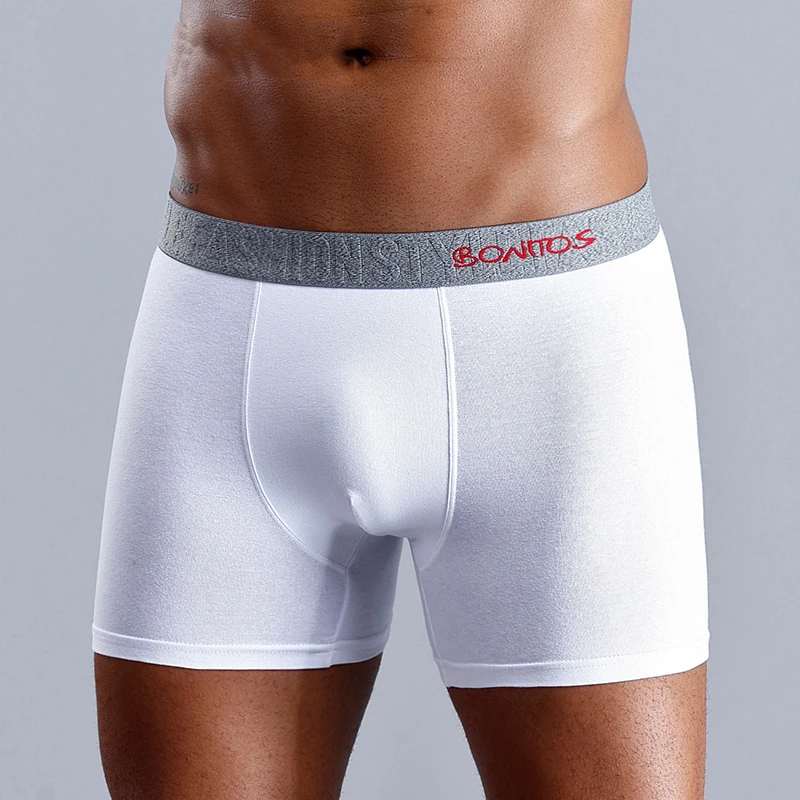 Трусы-боксеры мужские Бесшовные из дышащего хлопка с принтом | Мужская одежда