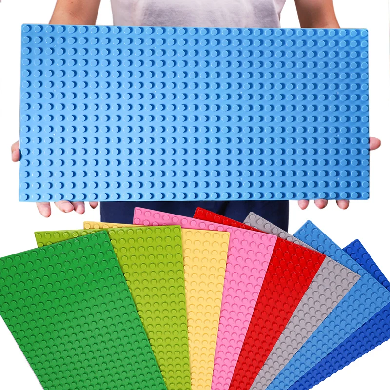 Большие блоки Базовая пластина 32*16 точек 51*25 см опорная плита DIY строительные