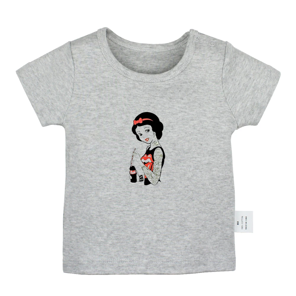 

Футболка для новорожденных, однотонная с коротким рукавом и графическим принтом