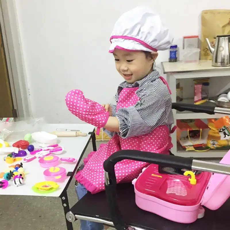 Детский фартук для приготовления пищи 11 шт. детский набор и выпечки кухонный