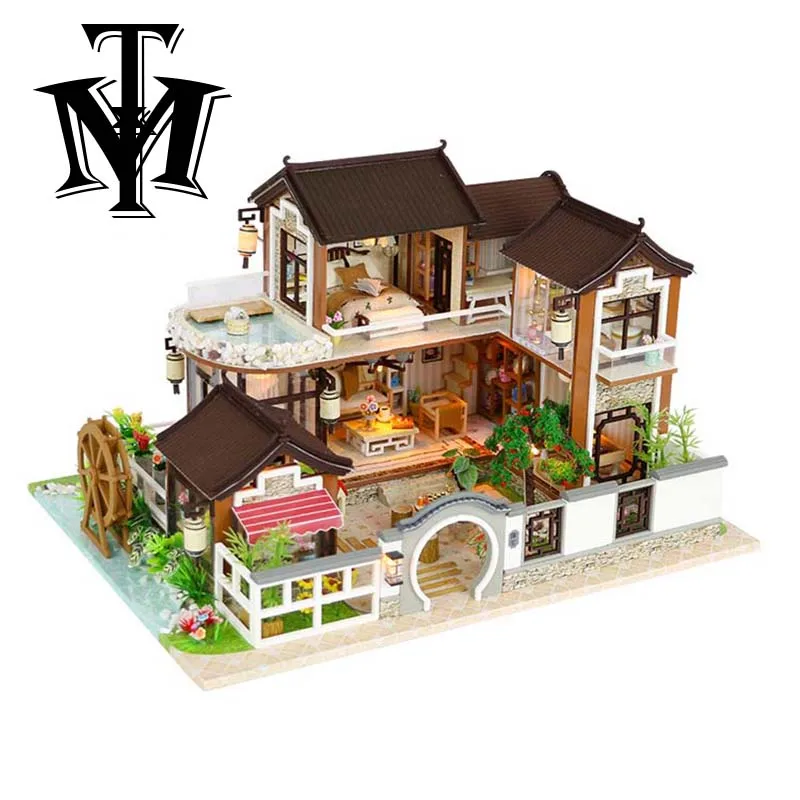 

Handmade Cutebee Doll House Furniture Miniature Dollhouse DIY Miniature Room Box Theatre Toys For Children Assembled Girl Gifts