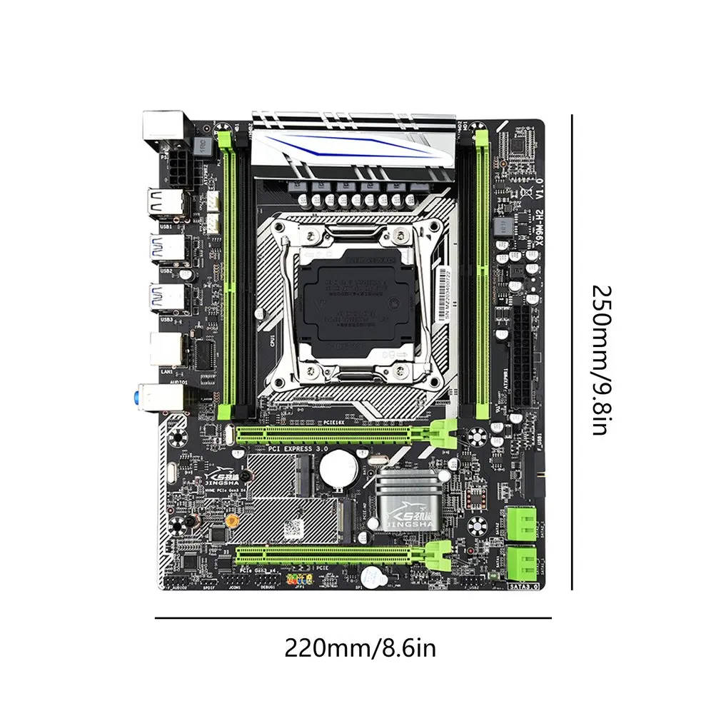 

New Product X99 Motherboard Lga 2011-3 Socket Support E5 V3 V4 Cpu and 4*DDR4 ECC REG RAM With 2*PCIE-16X SSD M.2 NVME, Wifi
