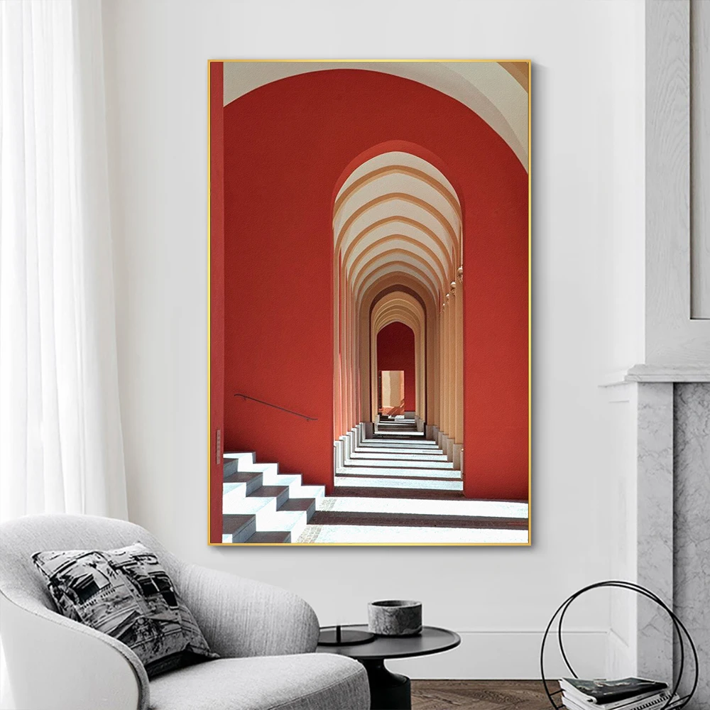 Картина на холсте арки исламские принты плакаты Марокканская Арка мусульманская
