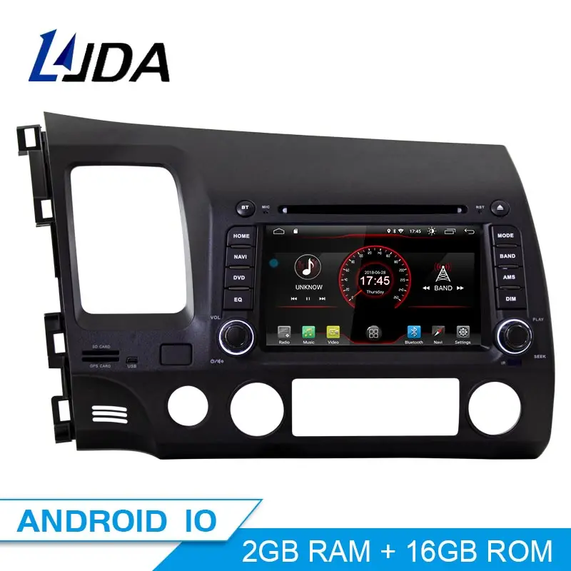Автомагнитола DSP Carplay 2 Din Android 10 0 для HONDA Civic 2007 2011 Wi Fi автомобильный мультимедийный