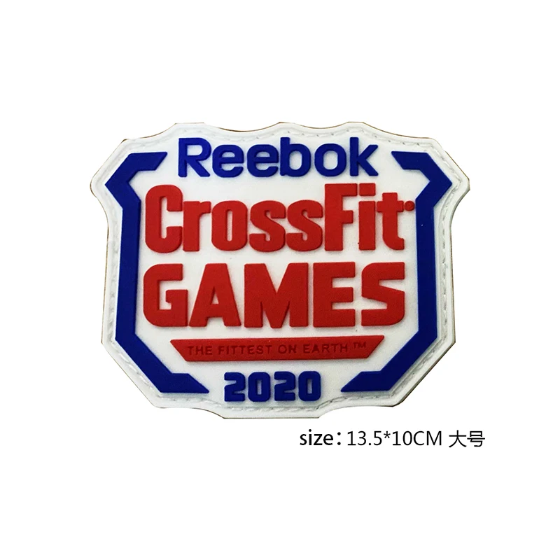 

1 Piece Of CrossfitPVC5.11 Patch Applique Stripe Applique Label Denim Jacket Decoration Locomotive Patch Apparel Accessory Badge