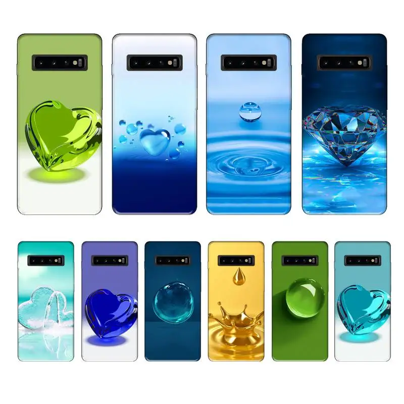 Чехол для samsung galaxy S8 S9 S10e S20 PLUS J6 J600 с прозрачными каплями воды|Чехлы-накладки| |