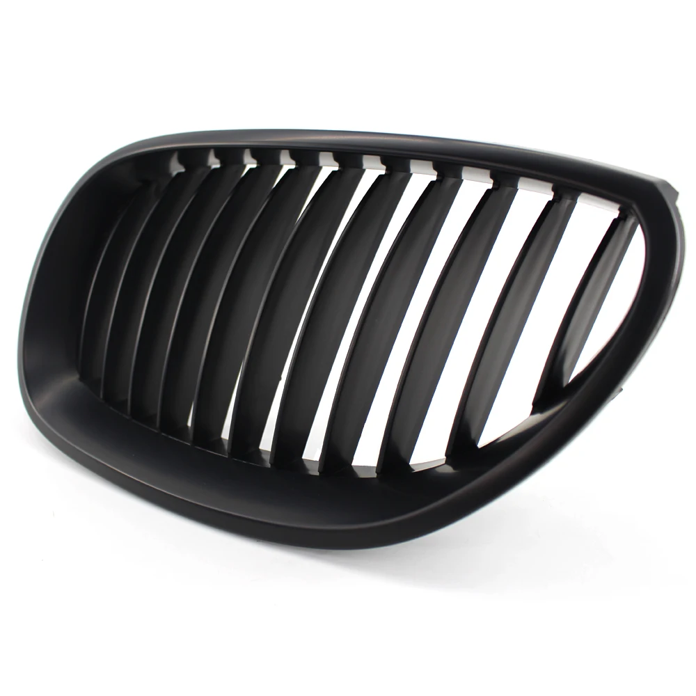 Автомобильная Передняя ножевая решетка бампер ножевые решетки матовые черные в