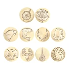 Ретро штамп для восковой печати, сменная Медная головка, винтажная печать для конвертов, головка штемпеля г., для самостоятельной сборки, украшения для воска, инструменты для хобби