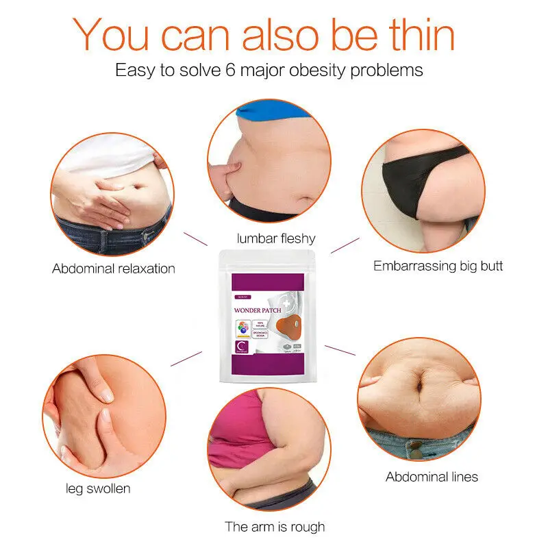 5 шт. пластырь для похудения сжигания жира и живота|Автозагары бронзаторы тела| |