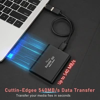 usb 3 1 high speed mobile hard disk portable hard drive box ssd solid state drive portable external hardisk