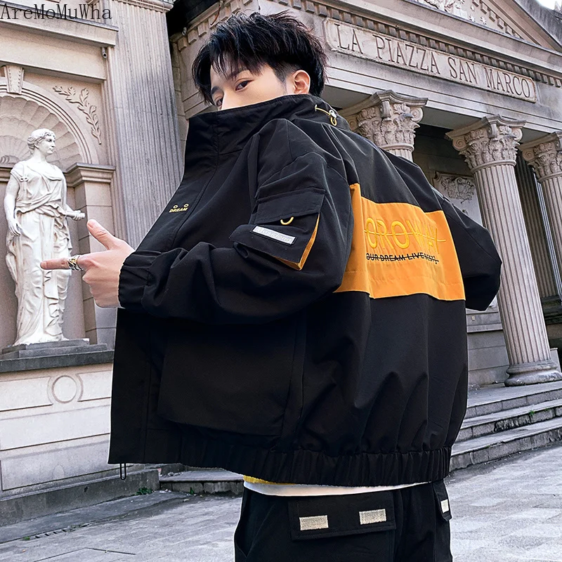 Мужская куртка AreMoMuWha осенне зимняя в Корейском стиле для студентов|Мужские