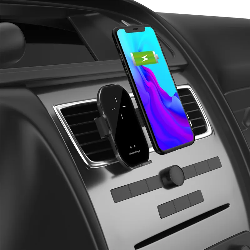 Автоматическое автомобильное беспроводное зарядное устройство 10 Вт для Iphone 11 Pro