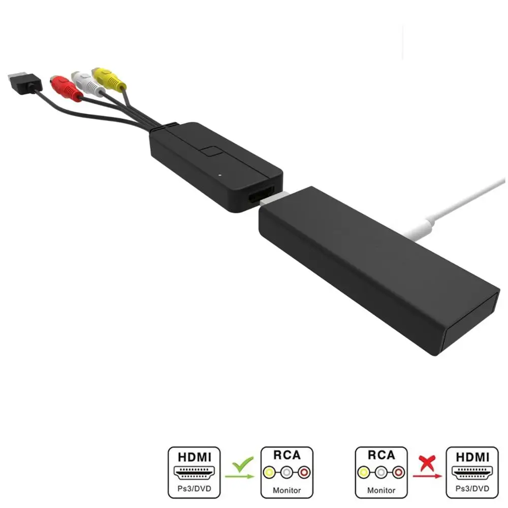 Преобразующий Кабель HDMI в 3 rca для ТВ-приставки/PS3 с проектором HD ТВ-кабель |