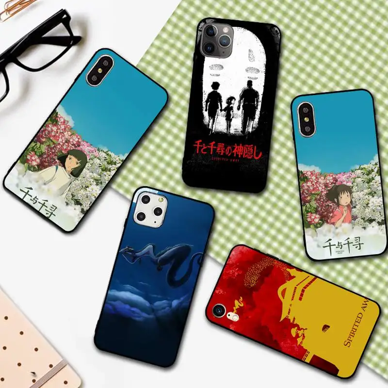 Обувь для косплея Аниме Унесенные призраками Чехол мобильного телефона iPhone 11 12 pro