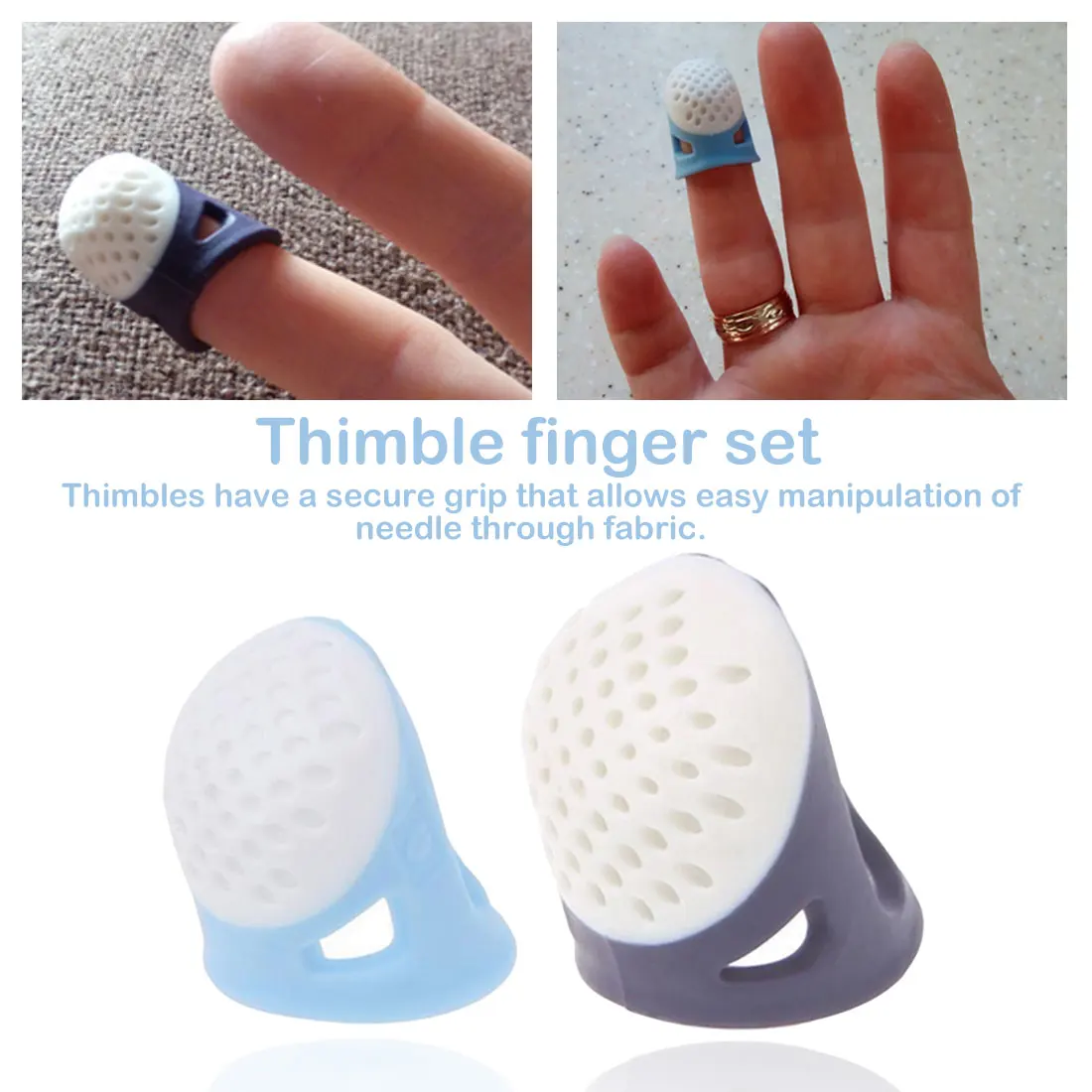 Лоскутное шитье аксессуары для рукоделия силиконовый наперсток пальцев