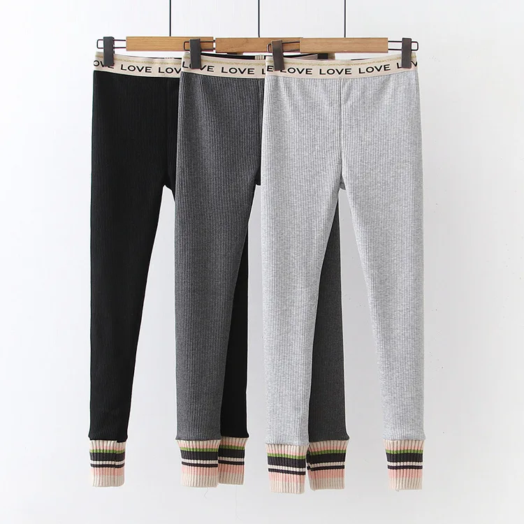 2019 зимние мягкие теплые хлопковые брюки для женщин с толстой подкладкой