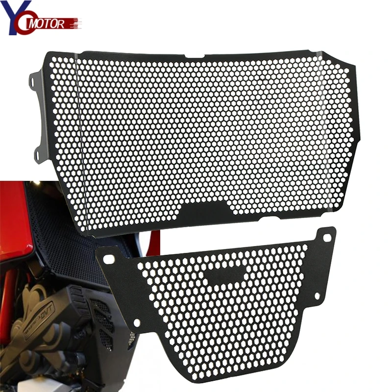 Решетка радиатора Мотоцикла защитная крышка и масляный радиатор Набор для Ducati