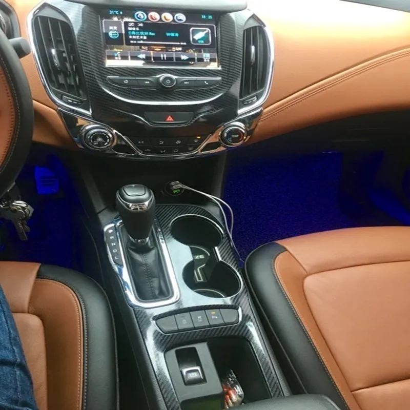 Блестящая карбоновая 6D Виниловая пленка для отделки автомобиля консоли