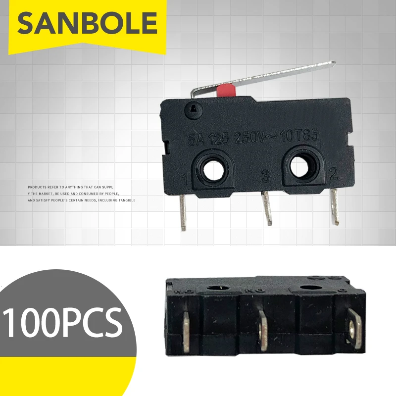 Концевой выключатель Micro Long Handle 3 Pin 5A 100 250VAC 125 шт. | Обустройство дома