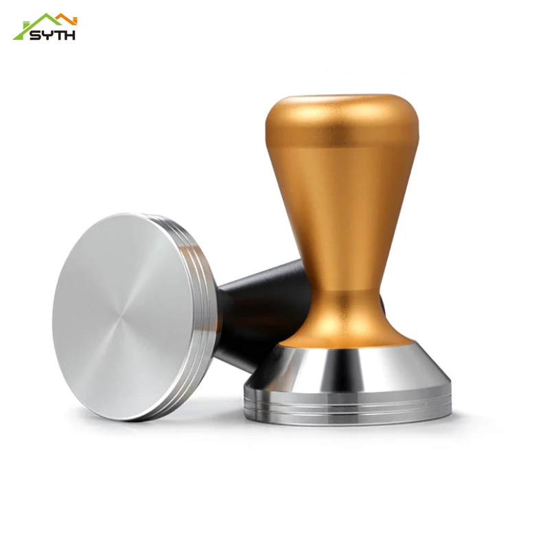 

Food Grade 304 Stainless Steel Base & Solid Wood Handle 51/53/58mm Coffee Tamper Wooden Handle