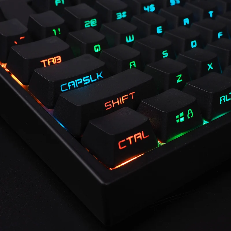 87 RGB Keycool PBT боковая подсветка Keycap Gateron переключатели игровая механическая