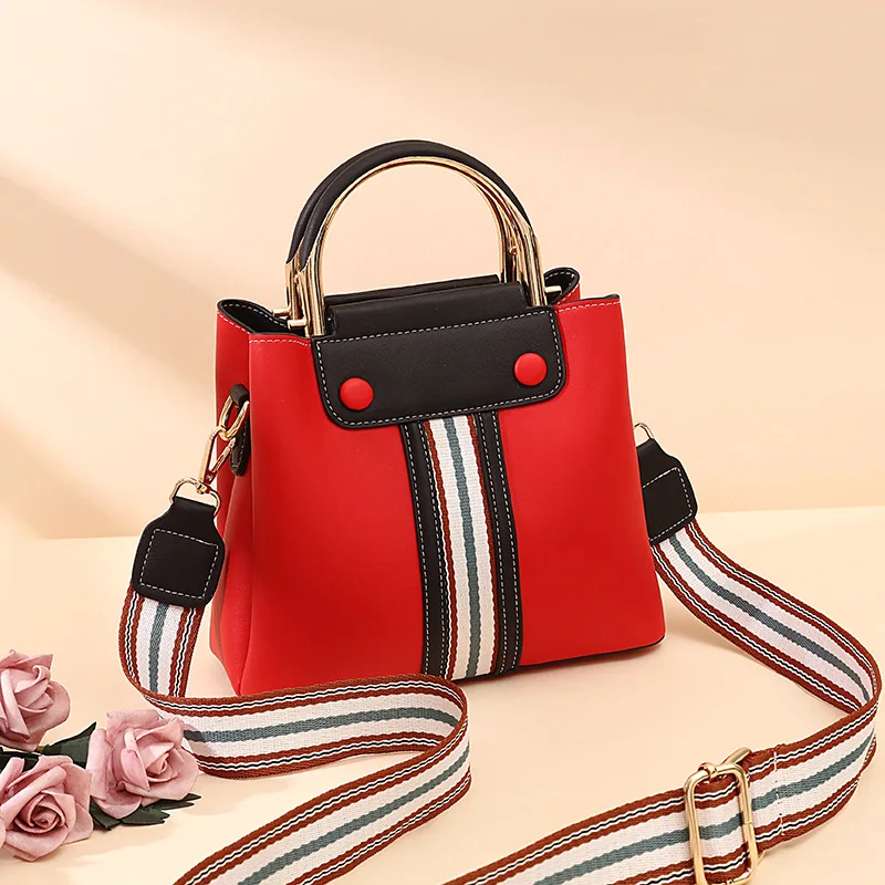 

Female bag new tide three colours han edition one shoulder handbag fashion contracted his female bag